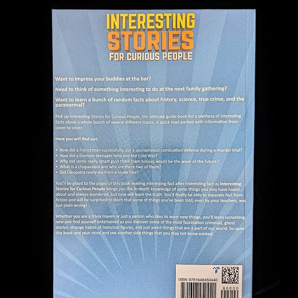 Interesting Stories for Curious People Book NWT - Picture 2 of 3